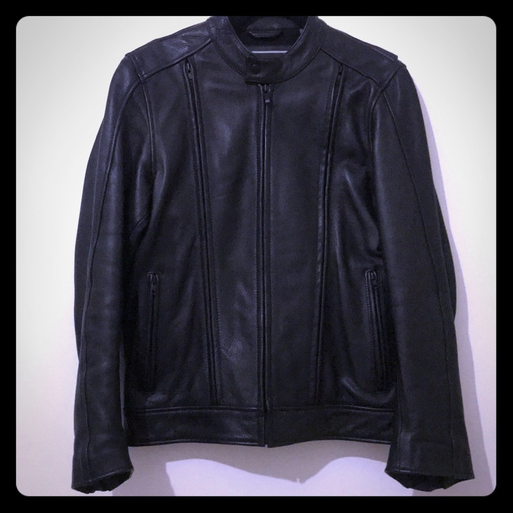 Men’s Leather Jacket/ New